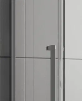 Sprchovacie kúty HOPA - Sprchové dvere URBAN ESSENCE N1FS - Farba rámu zásteny - Hliník ossidato, Rozmer A - 140, Smer zatváranie - Ľavé (SX), Výplň - Číre bezpečnostné sklo - 6 mm BEN14SXA1