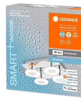 SmartHome stropné svietidlá LEDVANCE SMART+ LEDVANCE SMART+ WiFi Orbis Wave IP44 30 x 30 cm