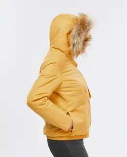 bundy a vesty Dámska nepremokavá zimná bunda na turistiku SH500 do -8 °C