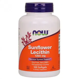 Lecitín NOW foods Sunflower Lecithin 1200mg