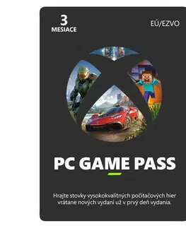 Hry na PC PC Game Pass 3 mesačné predplatné