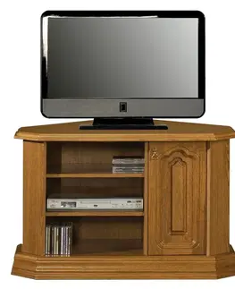 TV stolíky PYKA Kinga D rustikálny tv stolík drevo D3