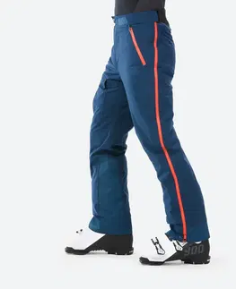 nohavice Lyžiarske nohavice unisex 500 Sport tmavomodré