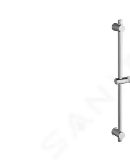 Držadlá k vani RAVAK - Sprchy Tyč 975.00 s posuvným držiakom sprchy a so stenovým vývodom, 60 cm, chróm X07P342