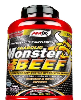 Hovädzie (Beef Protein) Anabolic Monster Beef - Amix 2200 g Jahoda-banán