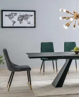 Jedálenské stoly DALI jedálenský stôl, hnedá / čierna