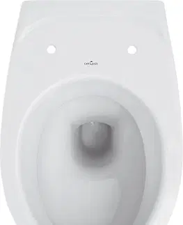 Záchody GEBERIT KOMBIFIXBasic vr. bieleho  tlačidla DELTA 21 + WC CERSANIT DELFI + SOFT SEDADLO 110.100.00.1 21BI DE2
