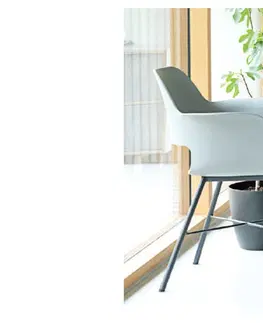 Stoličky - moderné Furniria Dizajnové kreslo Jeffery sivé
