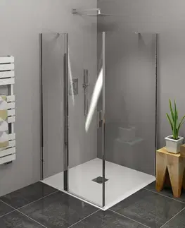 Sprchové dvere POLYSAN - ZOOM štvorcová sprchová zástena 1000x1000 L/P varianta ZL1310ZL3210
