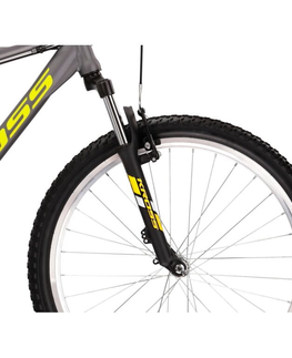 Bicykle Horský bicykel Kross Hexagon 26" - model 2022 čierna/červená/šedá - M (19", 168-174 cm)