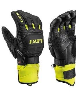 Zimné rukavice Rukavice LEKI Worldcup Race Flex S Speed System 649802301 black / ice / lemon 7