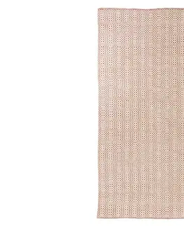 Koberce Norddan Dizajnový koberec Keesa 200 x 140 cm tmavokoralový