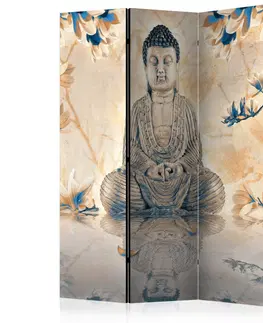 Paravány Paraván Buddha of Prosperity Dekorhome 135x172 cm (3-dielny)