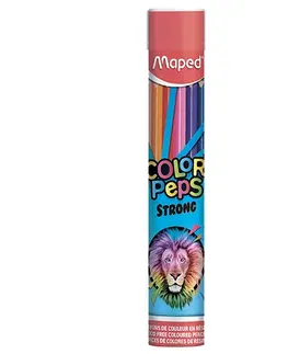 Hračky MAPED - Farebné ceruzky MAPEDColor´Peps12ks,kovová tuba