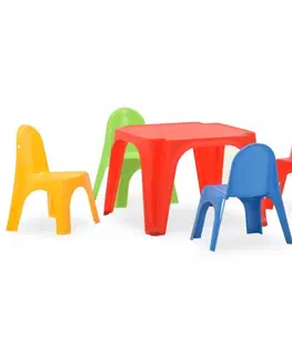 Detská izba Detský stôl s stoličkami PP Dekorhome