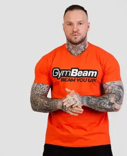 Tričká GymBeam Tričko Beam Orange  MM
