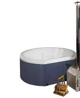 Vírivé bazény DEOKORK Drevená kaďa Hot tub WAVE (900L)