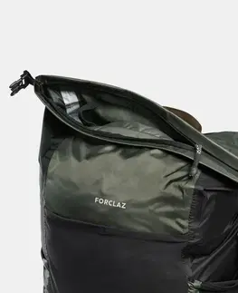 batohy Skladný a nepremokavý cestovný batoh Travel 25 litrov kaki