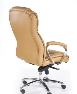Kancelárske stoličky Kancelárske kreslo FOSTER Halmar Svetlo hnedá
