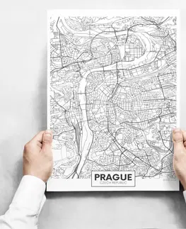 Moderné obrazy Obrazy na stenu - Map of Prague