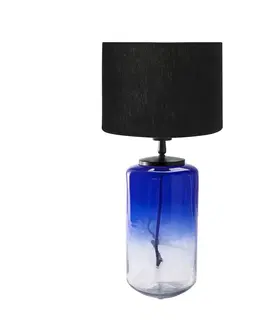 Stolové lampy PR Home PR Home Gunnie stolová lampa, sklo modrá/číra