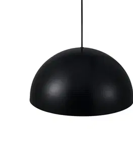 Závesné svietidlá Nordlux Závesné svietidlo Ellen 40 kovové tienidlo, čierna