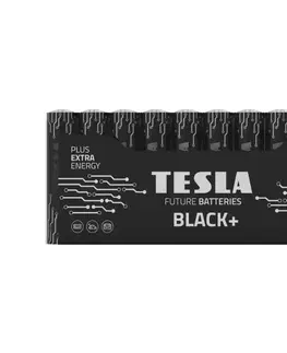 Predlžovacie káble Tesla Batteries Tesla Batteries - 10 ks Alkalická batéria AAA BLACK+ 1,5V 