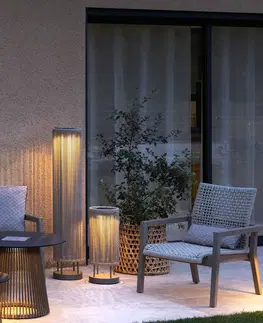 Solárne lampy Les Jardins LED solárne zemné svetlo Rop&Strip Výška 58 cm, 3000 K, 500 lm