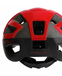 Cyklistické helmy Helma Rogelli punctata, čierna-červená ROG351057