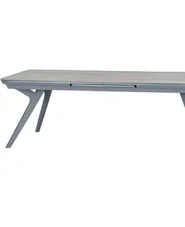Stolčeky DEOKORK Hliníkový stôl SAN DIEGO 299x100 cm (sivá)
