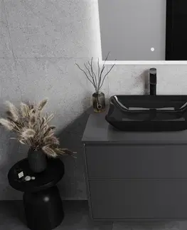 Kúpeľňa MEXEN - Megan sklenené umývadlo 56x36 cm, čierna 24135670