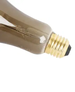 Ziarovky E27 stmievateľná LED lampa G168 bronzová 6W 150 lm 1800K