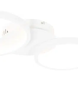 Stropne svietidla Stropná lampa biela vrátane LED 3-stupňového stmievateľného 3-svetla - Pande