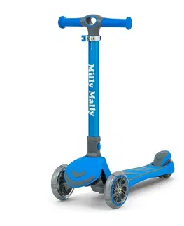 Detské vozítka a príslušenstvo Milly Mally Detská kolobežka Scooter Boogie modrá, 80,6 x 59 x 25 cm