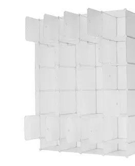Regály a poličky KONDELA Zafod multifunkčná modulárna skriňa biela