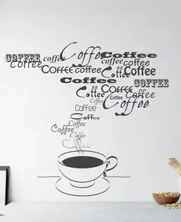 Nálepky na stenu Nálepka na stenu - Káva