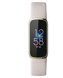 Inteligentné náramky Fitness náramok Fitbit Luxe Soft Gold/White