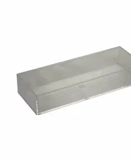 Úložné boxy Compactor Organizér Crystal veľký, 25,7 x 9,5 x 5 cm