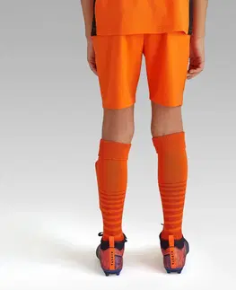 nohavice Detské futbalové šortky Viralto Club oranžové