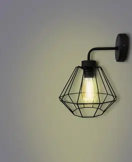 Moderné lampy do obývačky Lampa Diamond Black 2183 K1