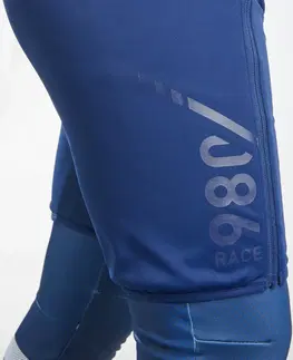 nohavice Lyžiarske šortky 980 na tréningy aj na preteky modré