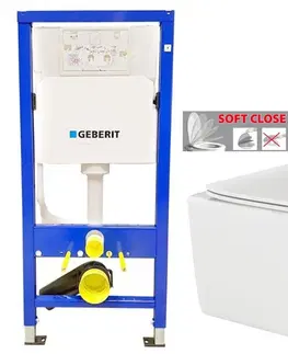 Kúpeľňa GEBERIT DuofixBasic bez tlačidla + WC INVENA PAROS  + SEDADLO 458.103.00.1 X RO1