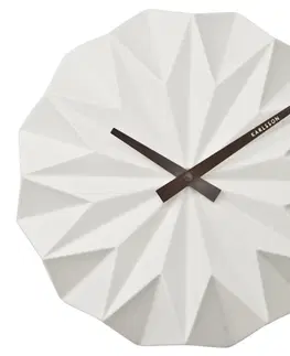 Hodiny Nástenné hodiny KA5531WH Karlsson, Origami, 27cm