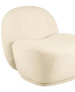 Plastové stoličky Kreslo cream