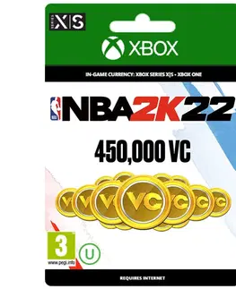 Hry na PC NBA 2K22 (450,000 VC)