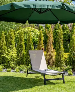 Záhradné slnečníky a doplnky NABBI Sunflower SV záhradný slnečník zelená