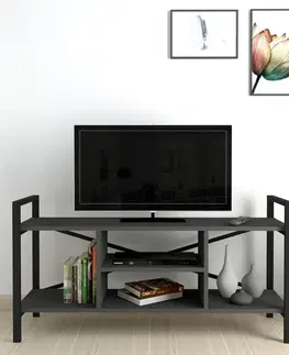 TV stolíky TRIER televízny stolík, antracit 