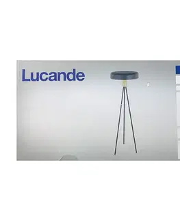 Lampy Lucande Lucande - Stojacia lampa FILORETA 3xE27/60W/230V 