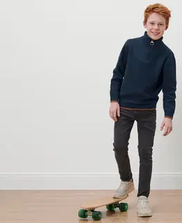 Shirts & Tops Detský pulóver s vysokým golierom na zips
