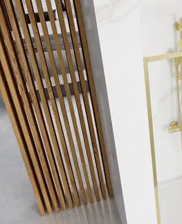 Sprchovacie kúty REA - Sprchové dvere skladacie Rapid Fold 100 zlaté REA-K4130